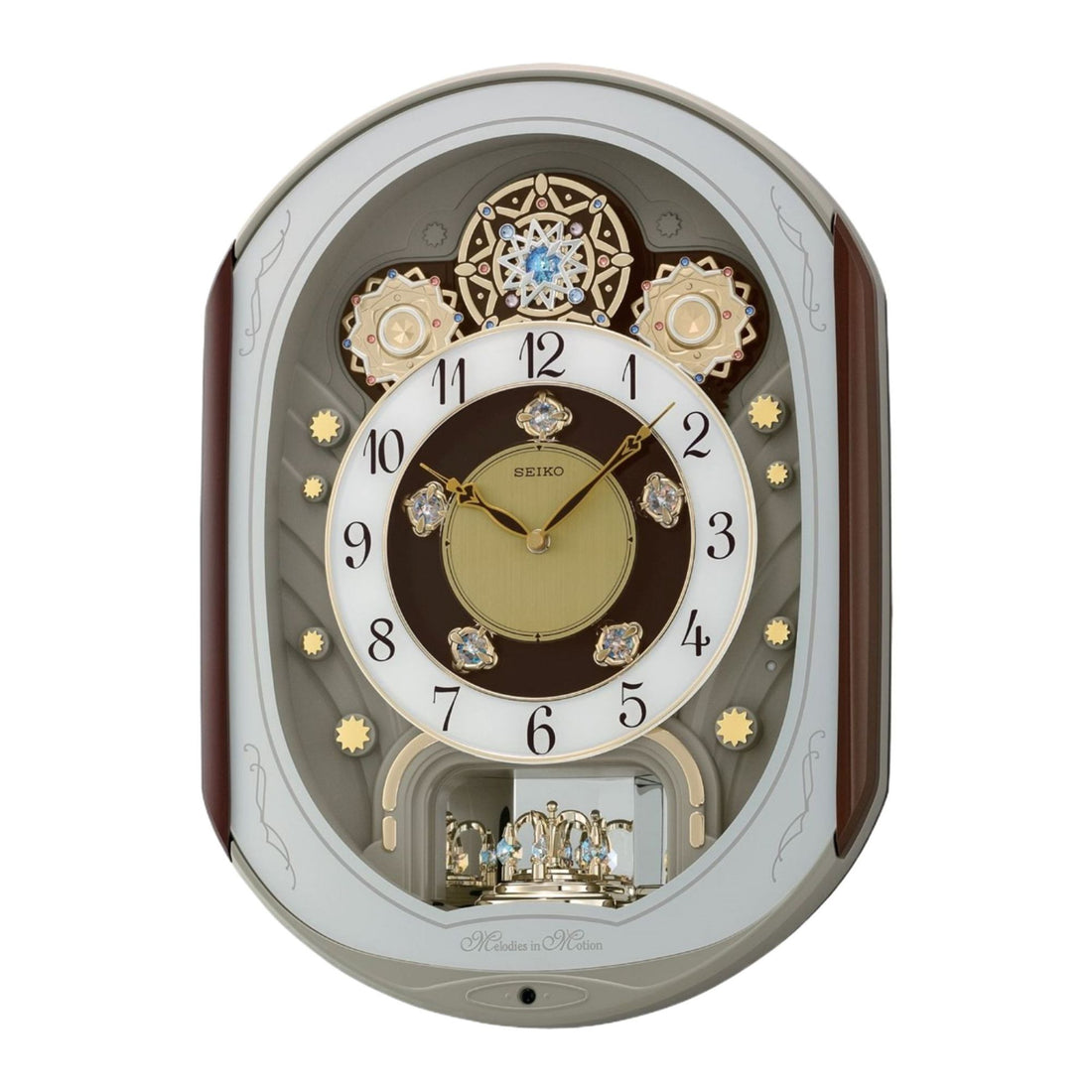 QXM276B Seiko Wall Clock x Analog ft. Melodies In Motion QXM276 QXM-276 ...