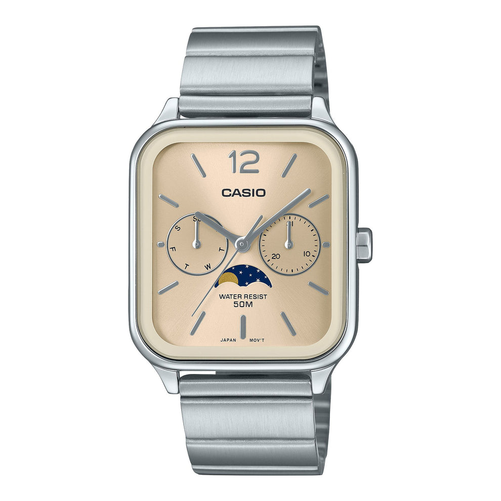 MTP-M305D-9A Casio General x Analog ft. Moon Phase Men Casual Formal ...