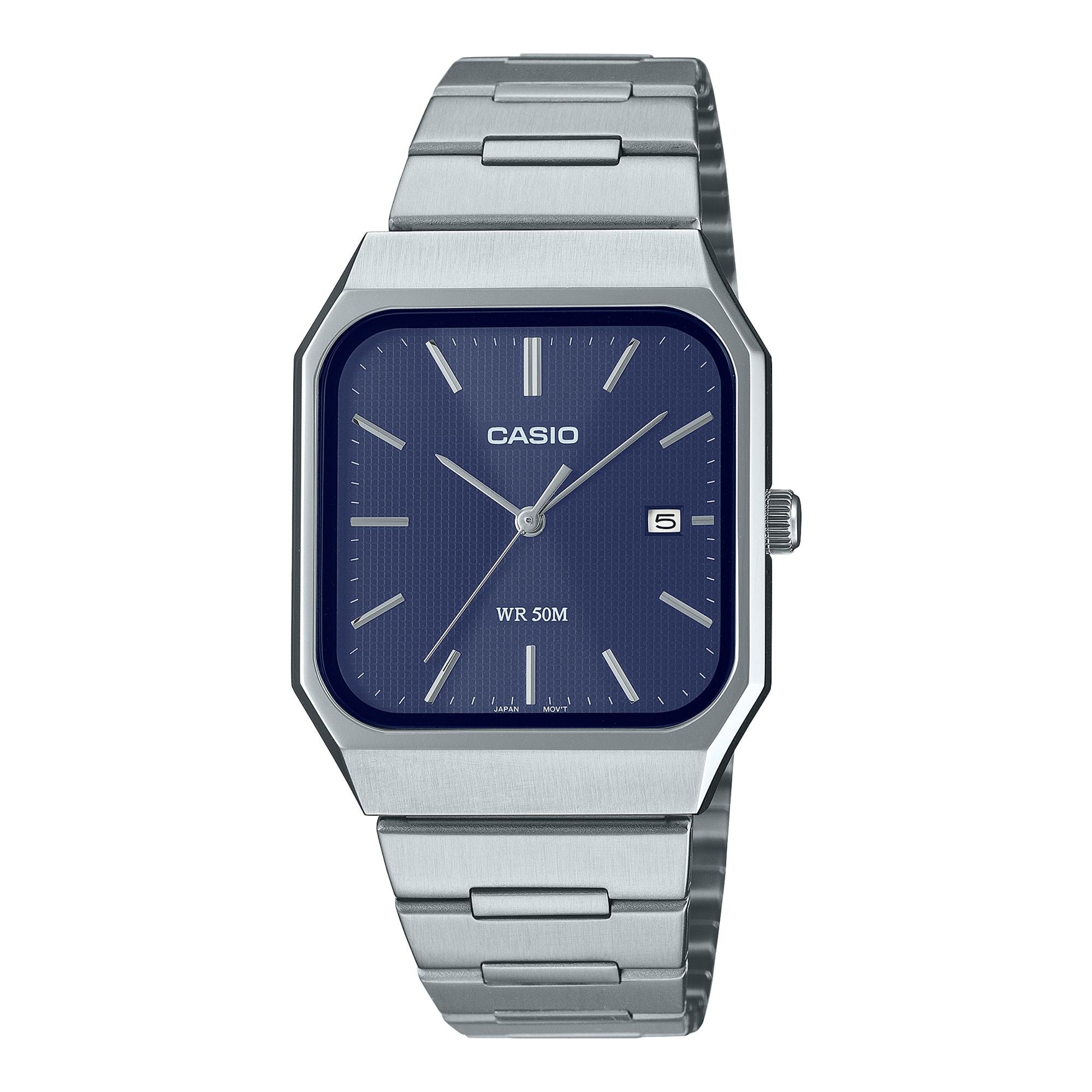Casio Mpt MTP-B185D-2A1 Casio General x Analog ft. Classic Men Formal Rectangle ...