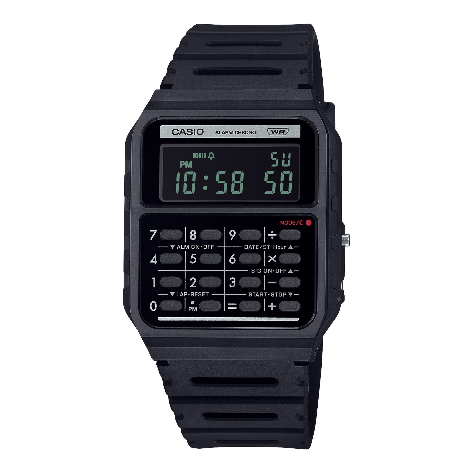 Casio Digital Rectangular CA-53WB-1B Casio General x POP ft. Mini Calculator Men Casual Rectangle ...