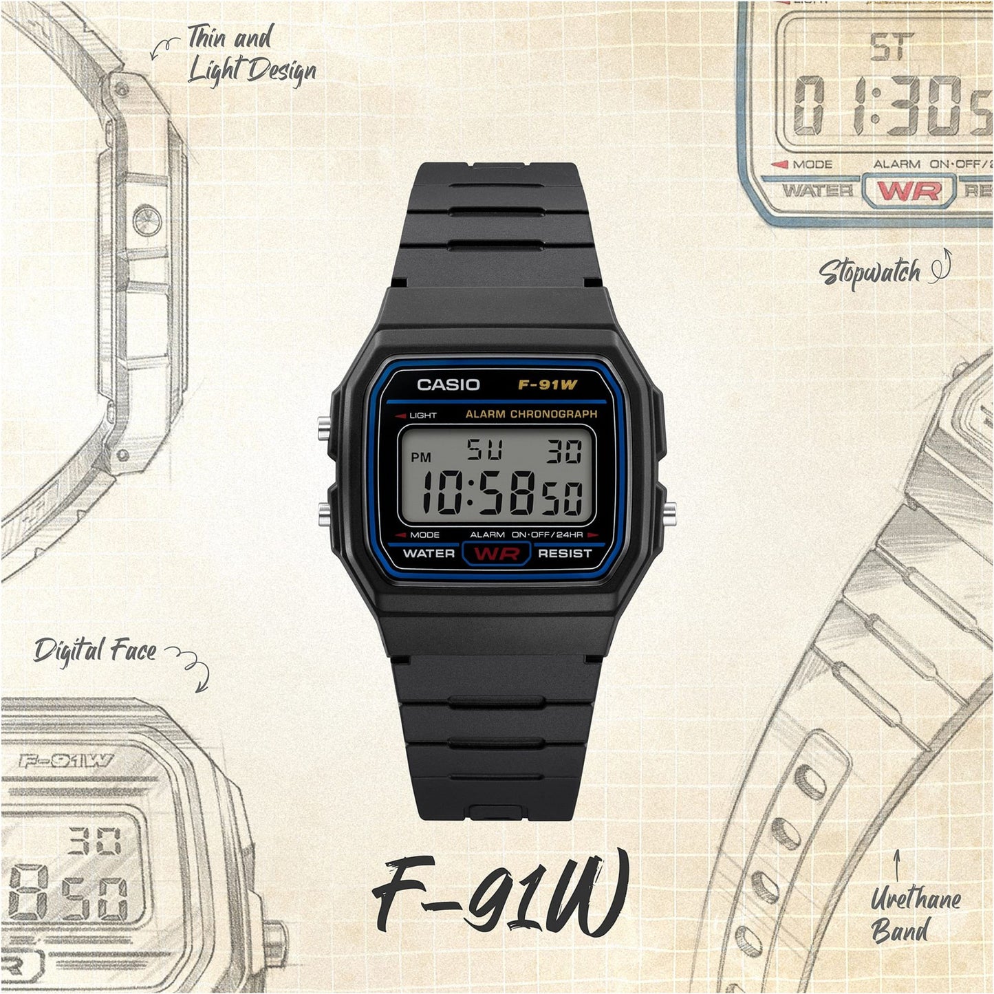 F-91W-1D