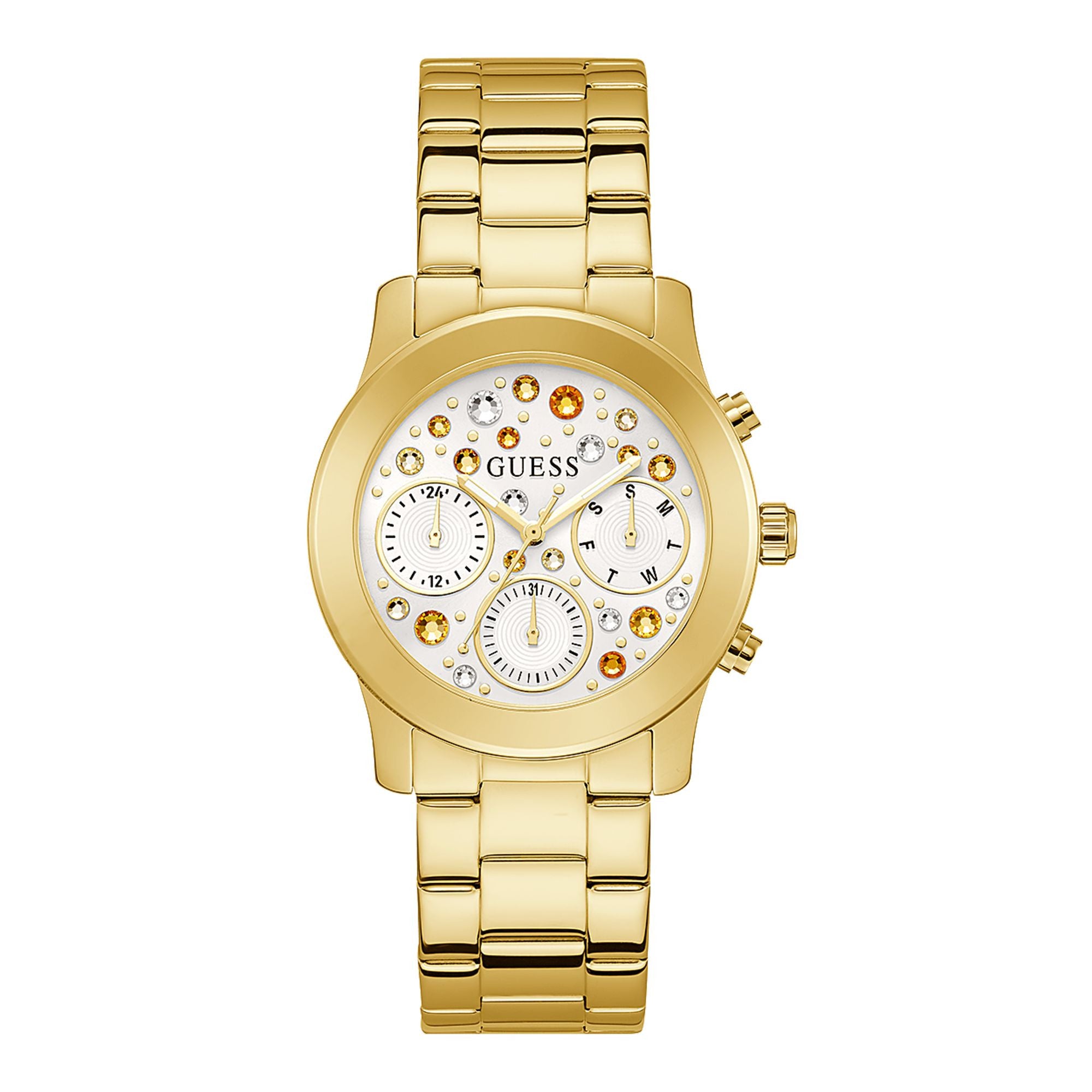 White clearance guess watch