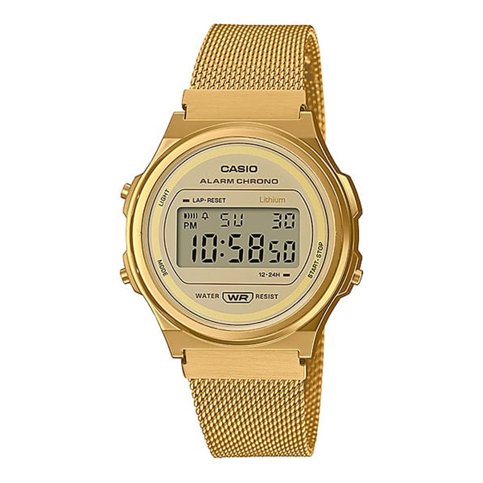 Casio gold womens on sale watch