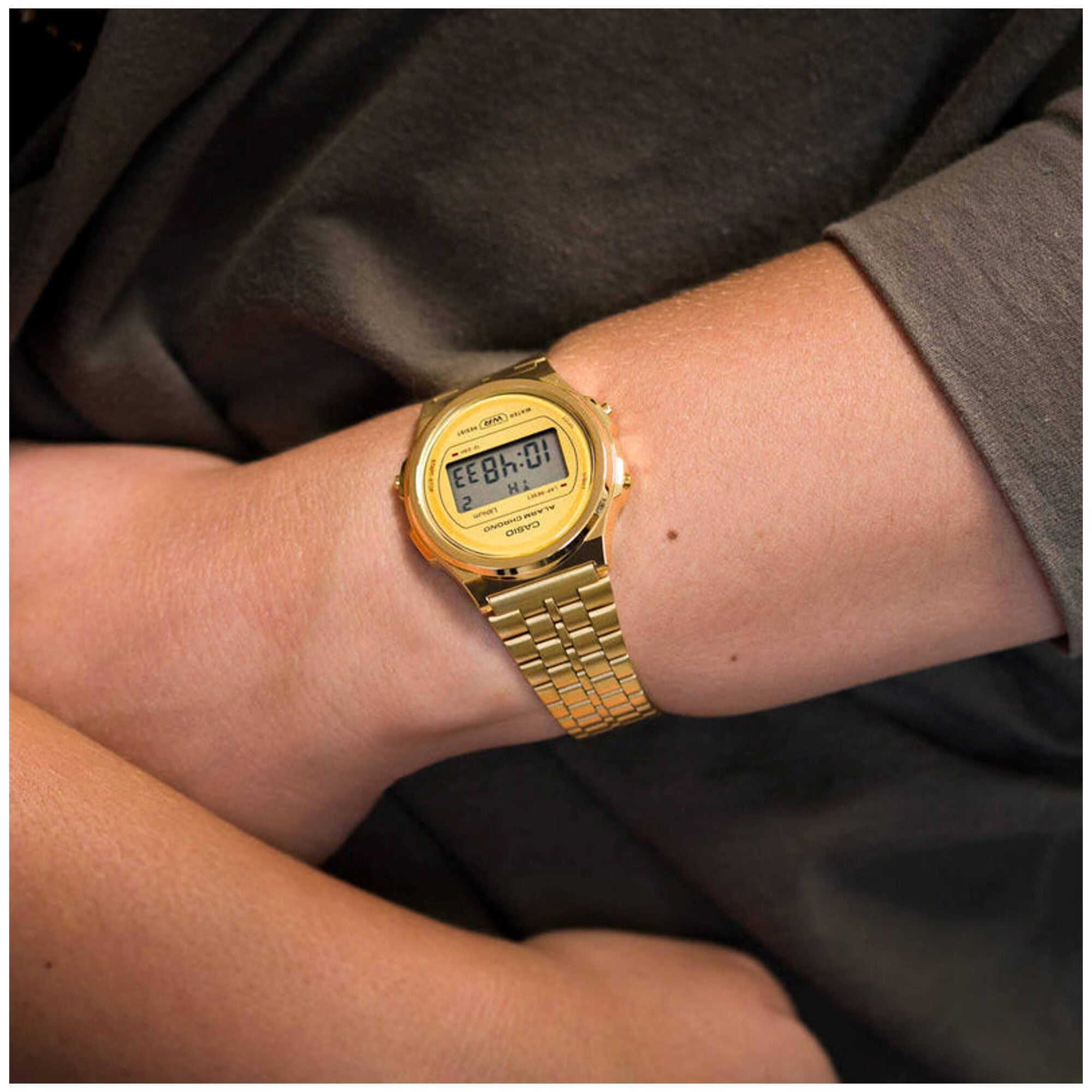 Casio women's hot sale gold watches