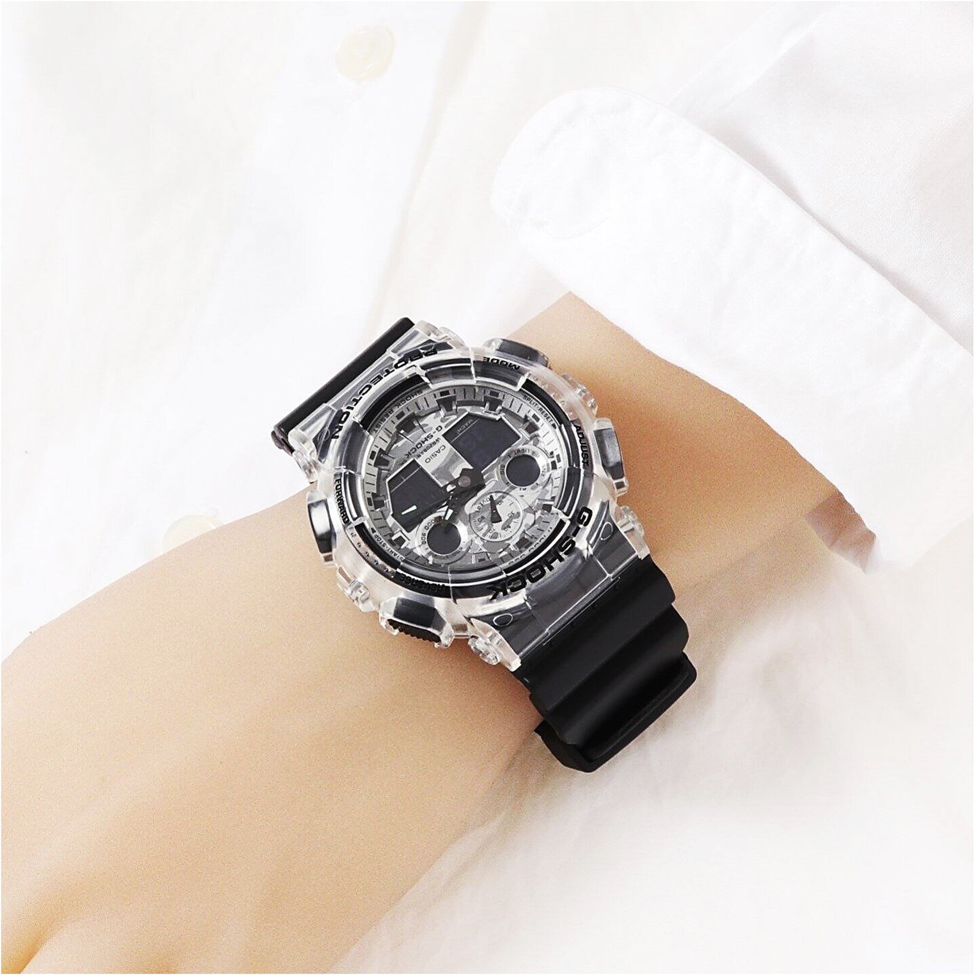 ダイバーズタイプ HONHX アウトドア白 新品未使用 3気圧防水腕時計 メーカー公式ショップ - 時計